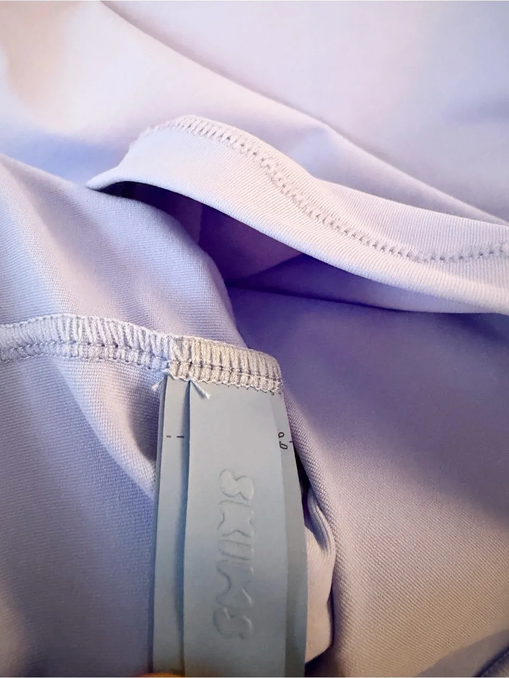 SKIMS Recycled Swim T-Shirt Tee Top Perwinkle Stretch Cropped Coverup 3X